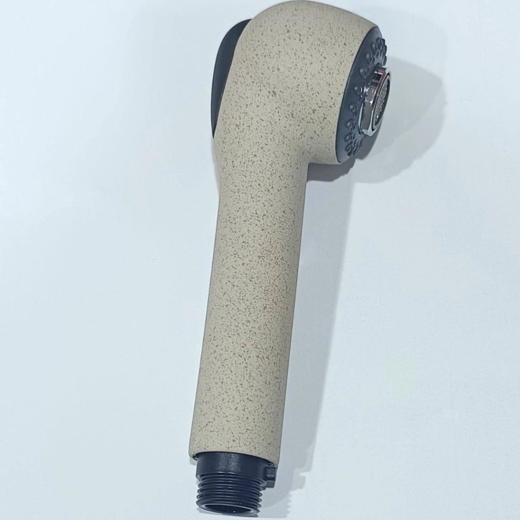 Doccetta estraibile monoforo granito avena 1/2 monogetto con pulsante