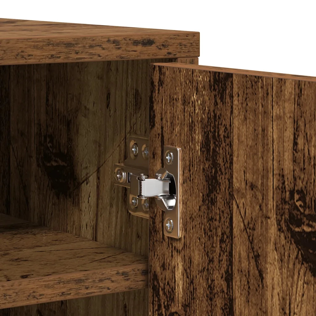 Scarpiera Legno Antico 60x35x92 cm in Legno Multistrato