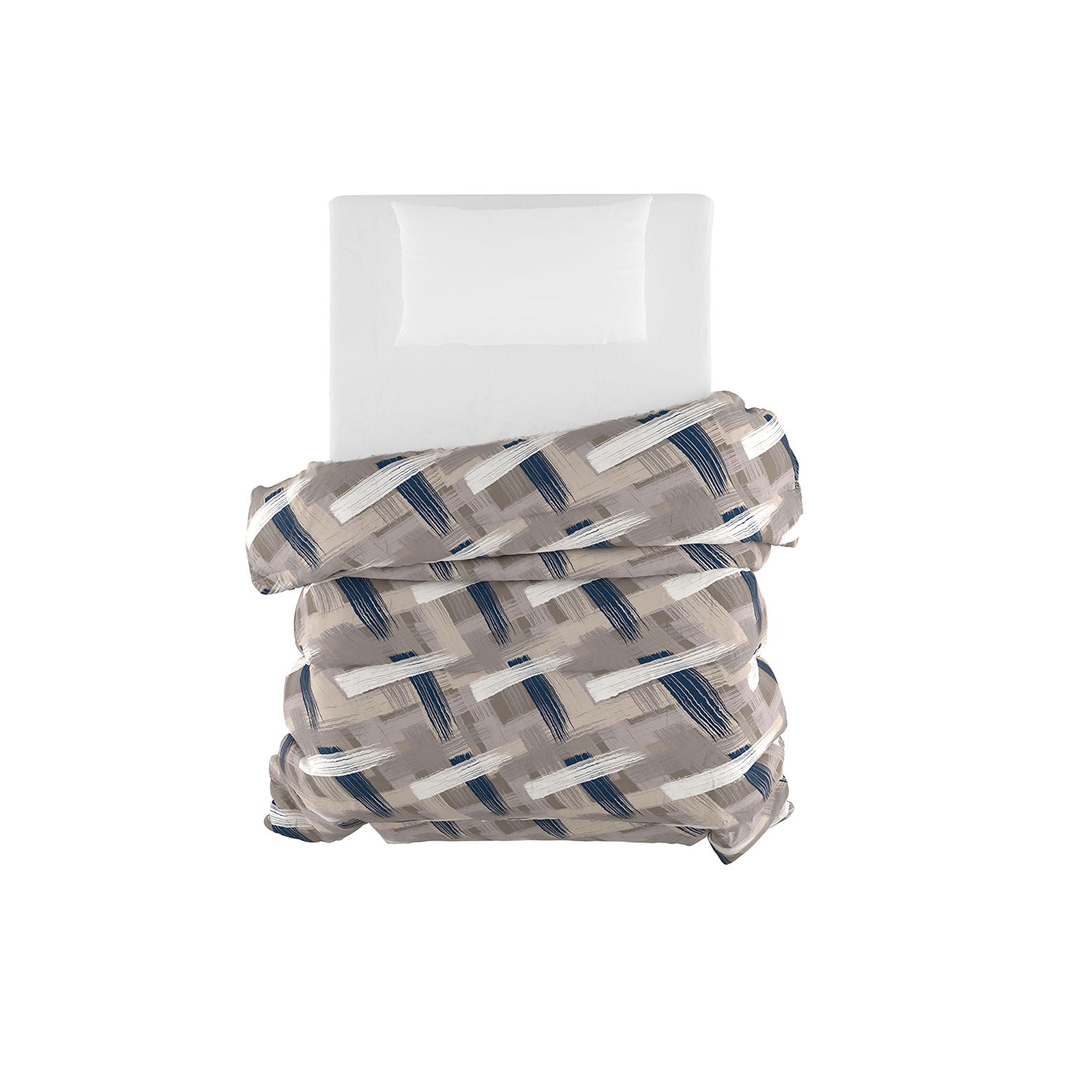 Trapunta Invernale Matrimoniale Stampata in Microfibra 200gr Double Face Pennellate