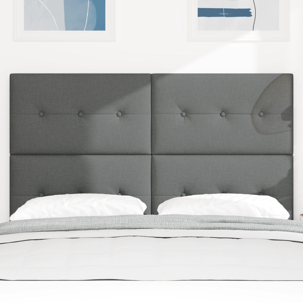 Testata LED  Grigio Scuro 72 cm Tessuto
