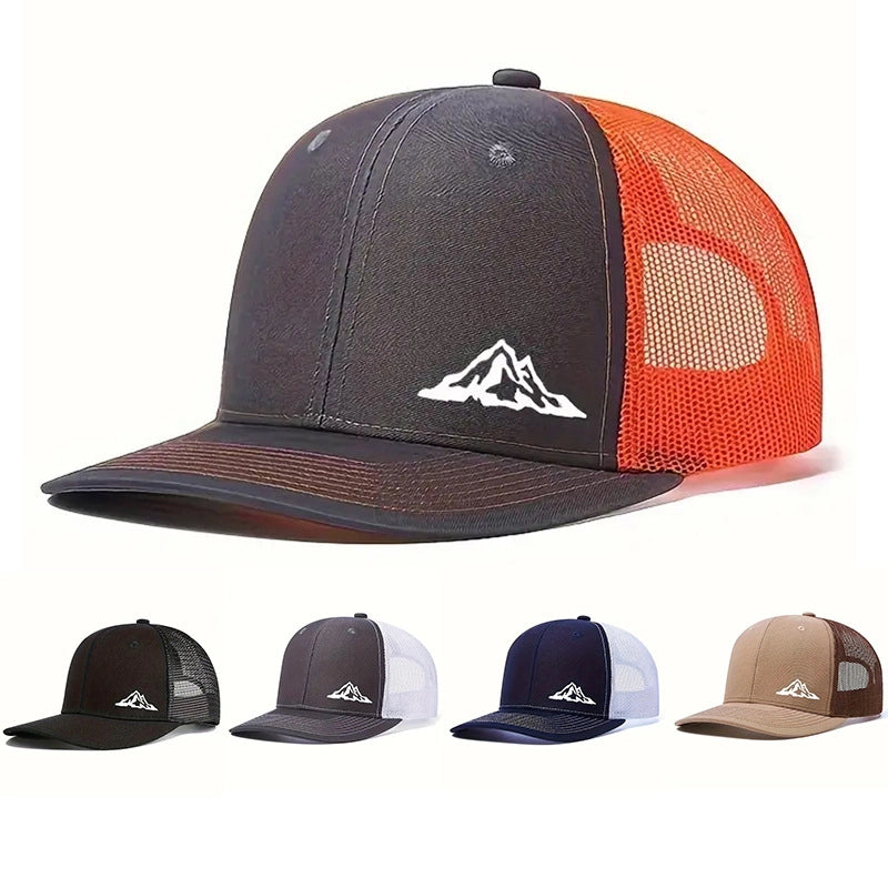 Cappellino da baseball Richardson grigio arancione