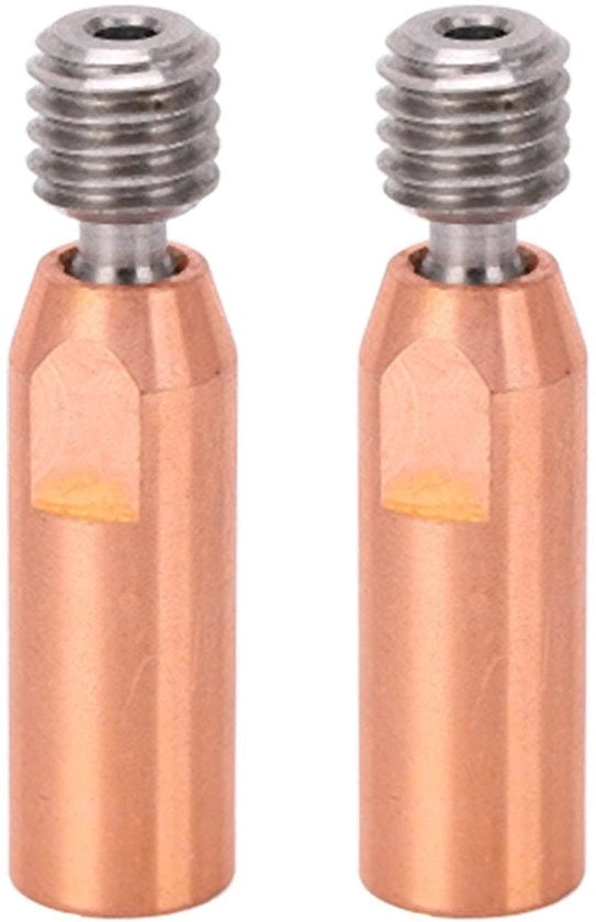 Nozzle di Cielo 2 pezzi - Lega di Titanio/Rame - Sostituzione per Ender 3/3 V2/3 Pro - Installazione Facile - Resistente al Calore - Nozzle per Stampante 3D