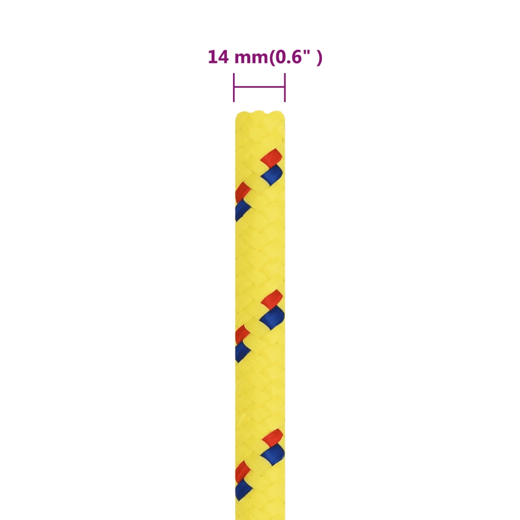 Corda per barca Gialla 14 mm 250 m in Polipropilene 152624