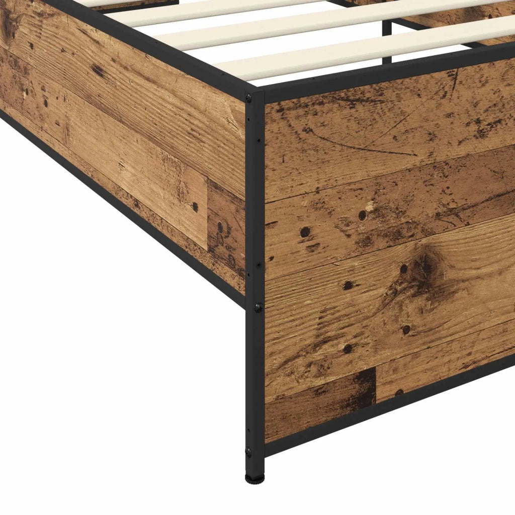 Struttura del letto-Giroletto Legno antico 80 x 200 cm 936666