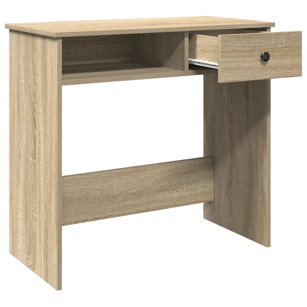 Scrivania Rovere Sonoma 80x40x75 cm in Legno Multistrato 860474