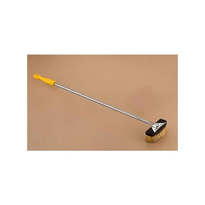 Lilly Codroipo LLL320257 Venezia Spazzola con Raschietto Setole in Ottone Manico 135 cm Acciaio Inox