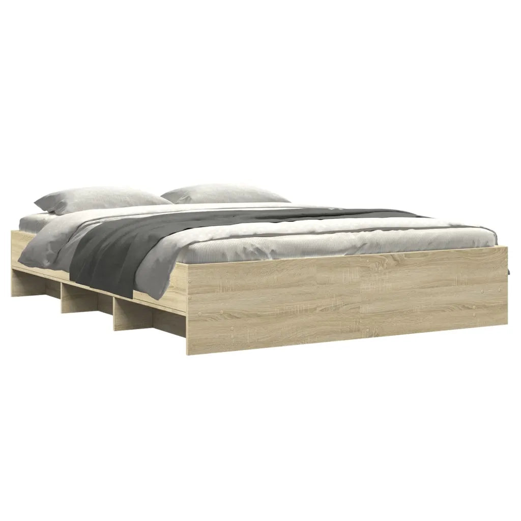Giroletto senza Materasso Rovere Sonoma 150x200cm in Truciolato 3295648