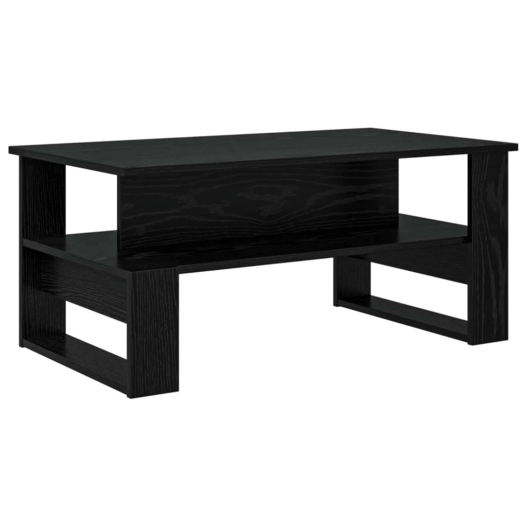 Tavolino da salotto Rovere Nero 90 x 50 x 40 cm