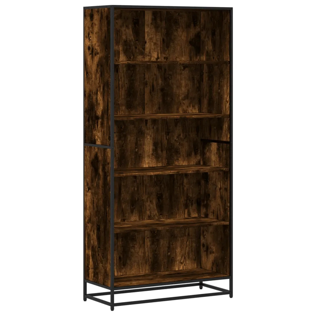 Libreria Rovere Fumo 80,5x35x170,5 cm in Truciolato 3300857