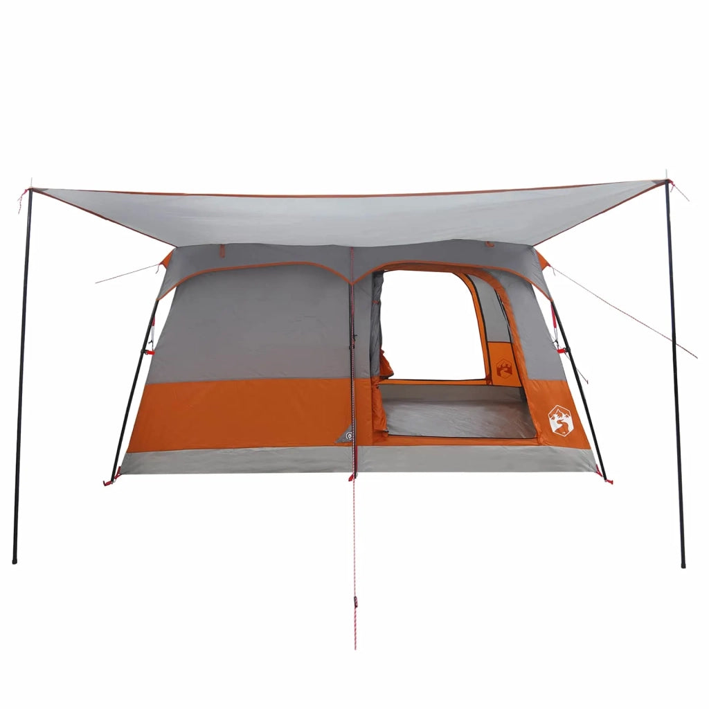 Tenda Familiare con tetto Grigio e arancione 420 x 305 x 200 cm 42028499