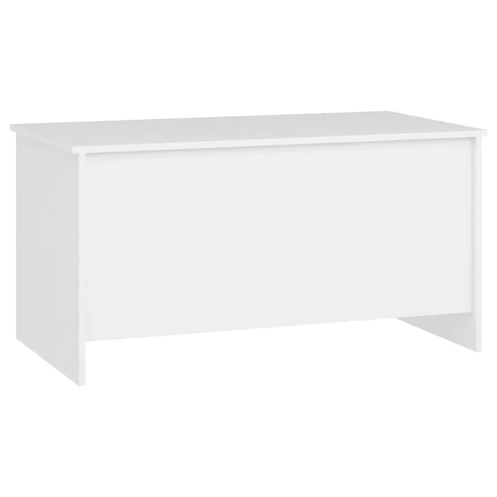 Tavolino da Salotto Bianco 102x55,5x52,5 cm Legno Multistrato cod mxl 19596