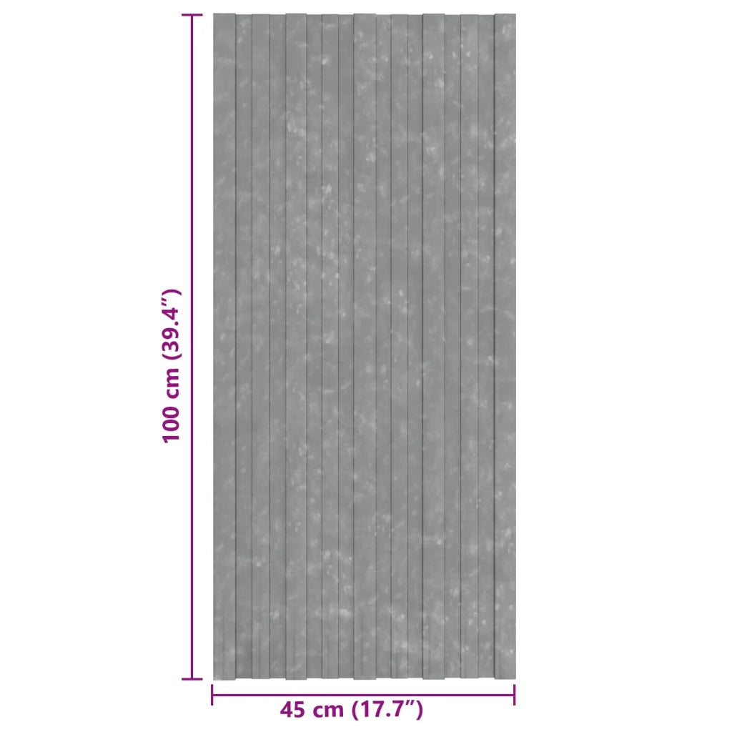 Pannello per tetto 12 pcs Argento 100 x 45 cm Acciaio zincato