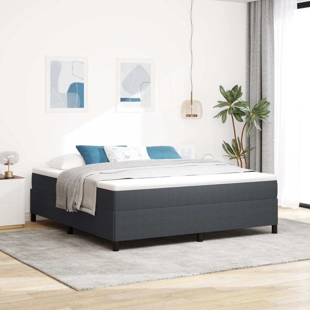 Struttura letto Grigio Scuro 180x200 cm Tessuto in Cords