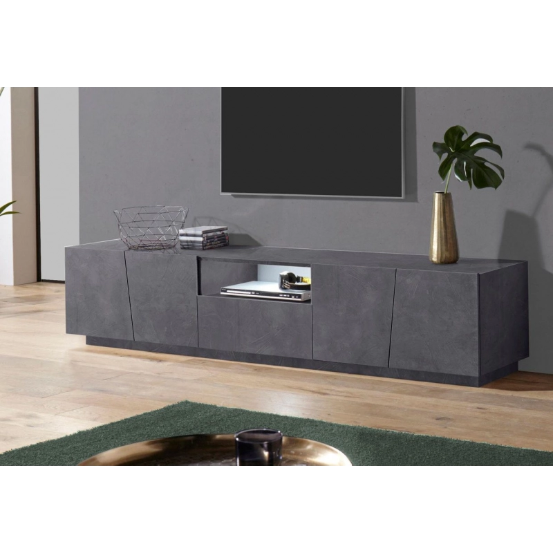 Mobile Porta TV Vega 220 – 4 ante – Ardesia