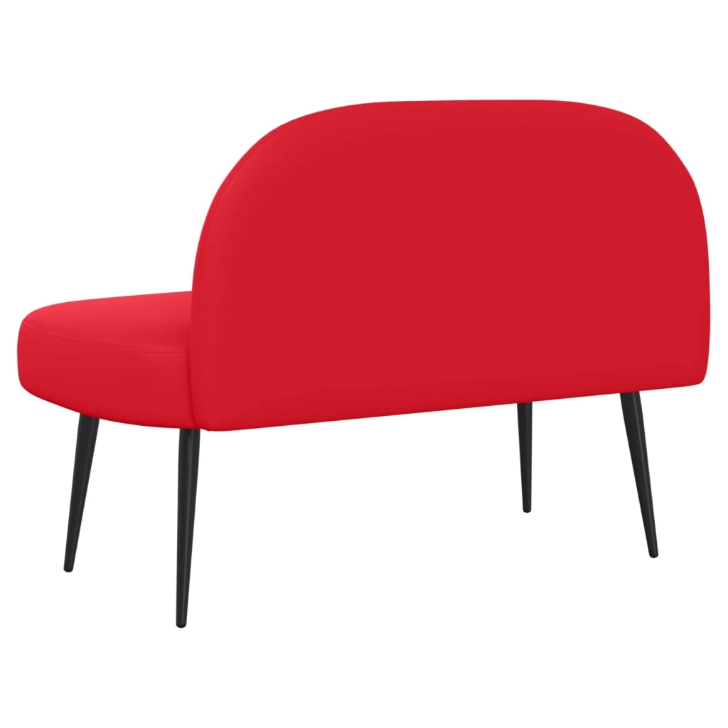 Panchina imbottita con schienale Rosso 110 x 60 x 76 cm 42040803