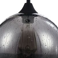 Lampada pendente Pendant in Metallo Bergen Nero