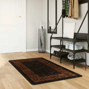 Runner Tappeto MARSA Nero 80 x 200 cm Poliestere e PVC 42023287
