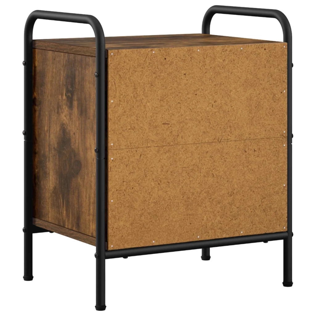 Armadio da Notte Rovere Fumo 40 x 30 x 50 cm 8013522