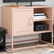 Mobile TV-Credenza per TV-Console TV Rosa 68x39x60,5 cm in Acciaio 492221