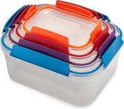 Contenitori di conservazione alimentare in plastica con coperchi, impermeabili, aereostatici, spazienti, BPA liberi