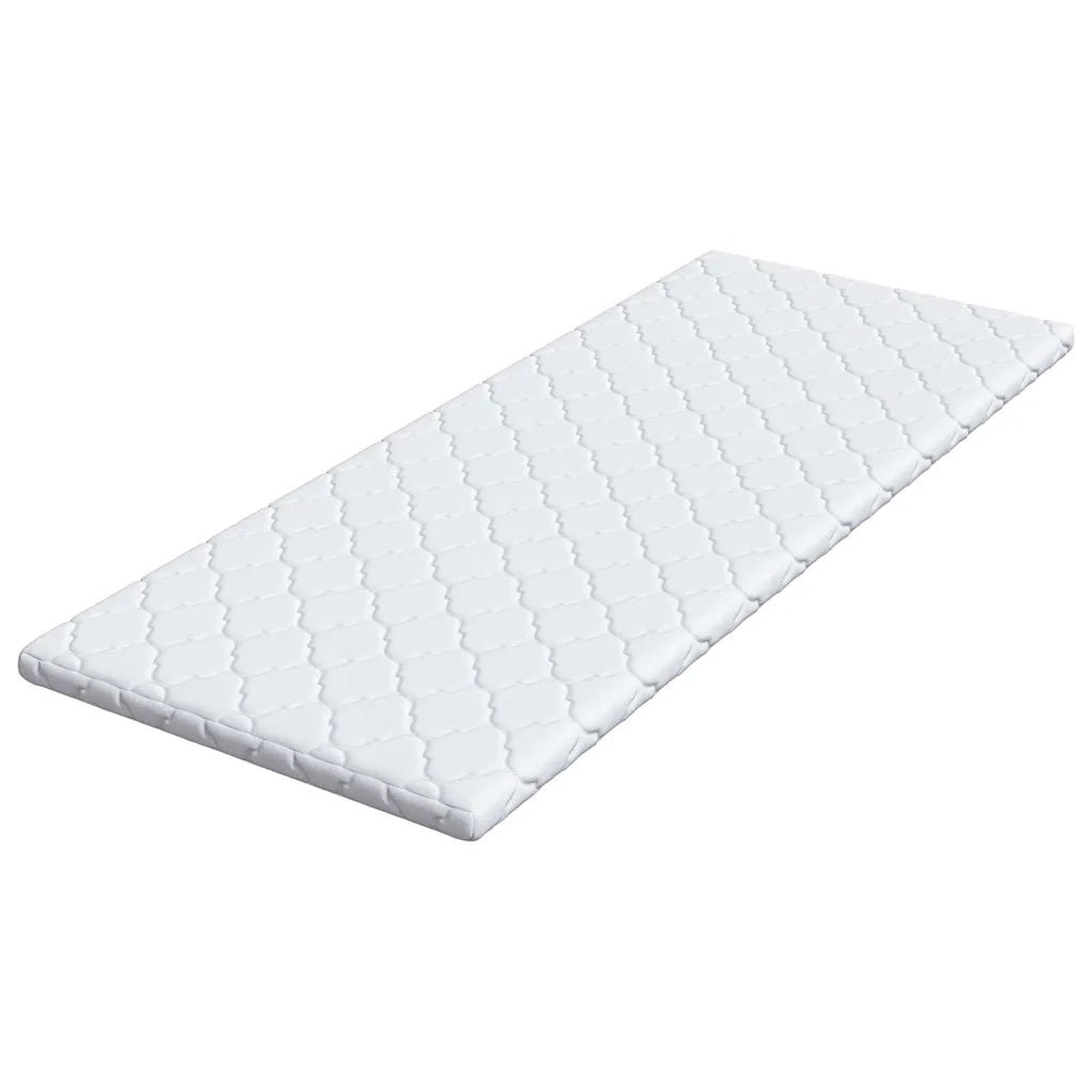 vidaXL Guanciali per materassi Bianco 80 x 200 cm Schiuma PU