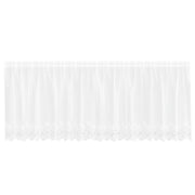 Tenda in Pizzo con tende Bianco 100 x 400 cm Poliestere