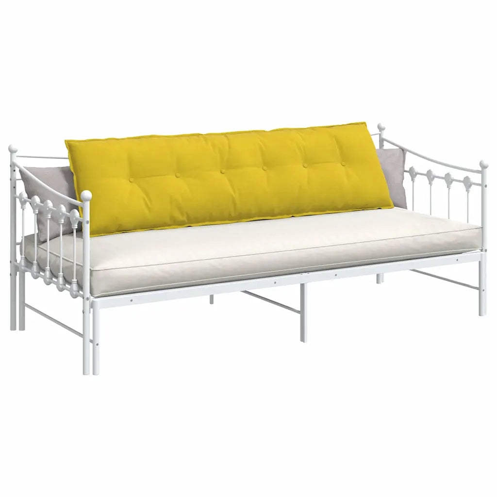 Cuscino per Schiena | Cuscino dorsale Giallo 180 x 50 cm Tessuto in Cords