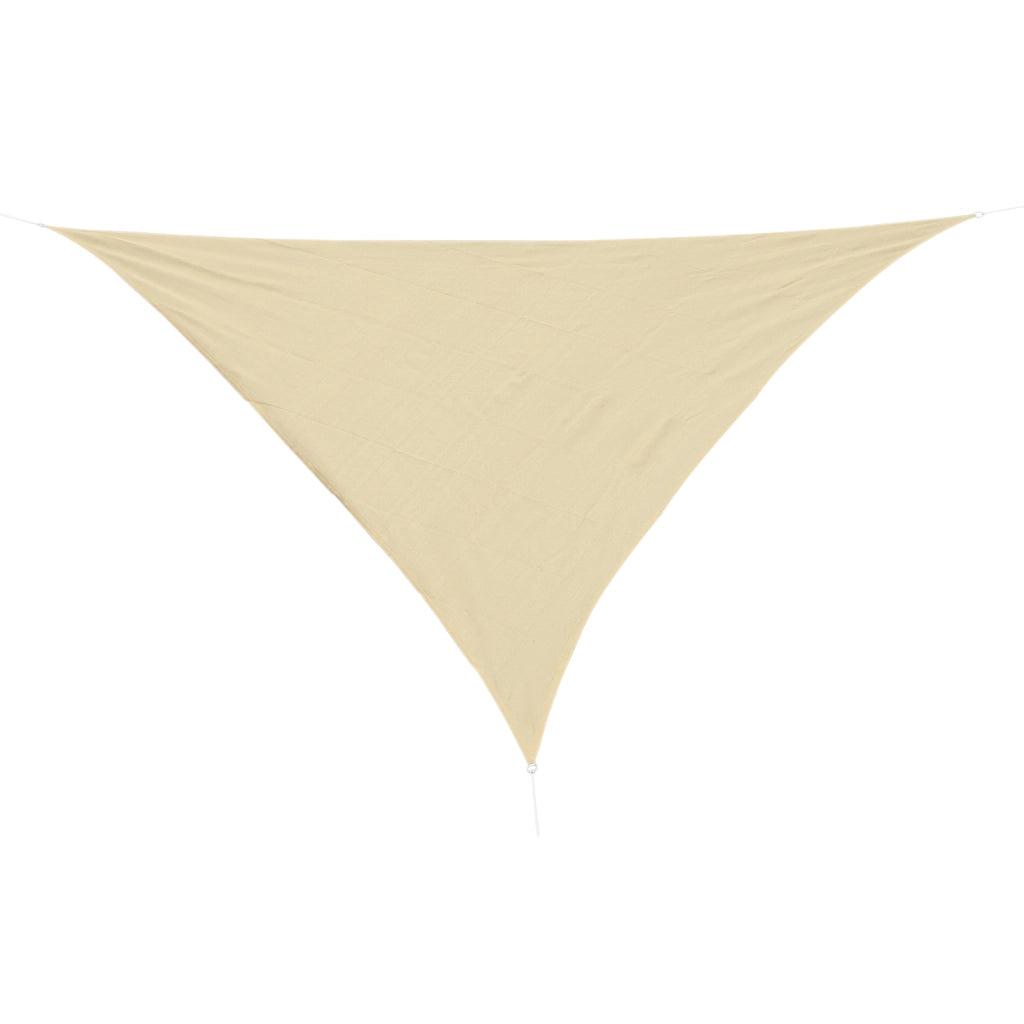 Tenda da sole triangolare ¨C zephmum ¨C 4x4x4 m, giallo, PE e acciaio