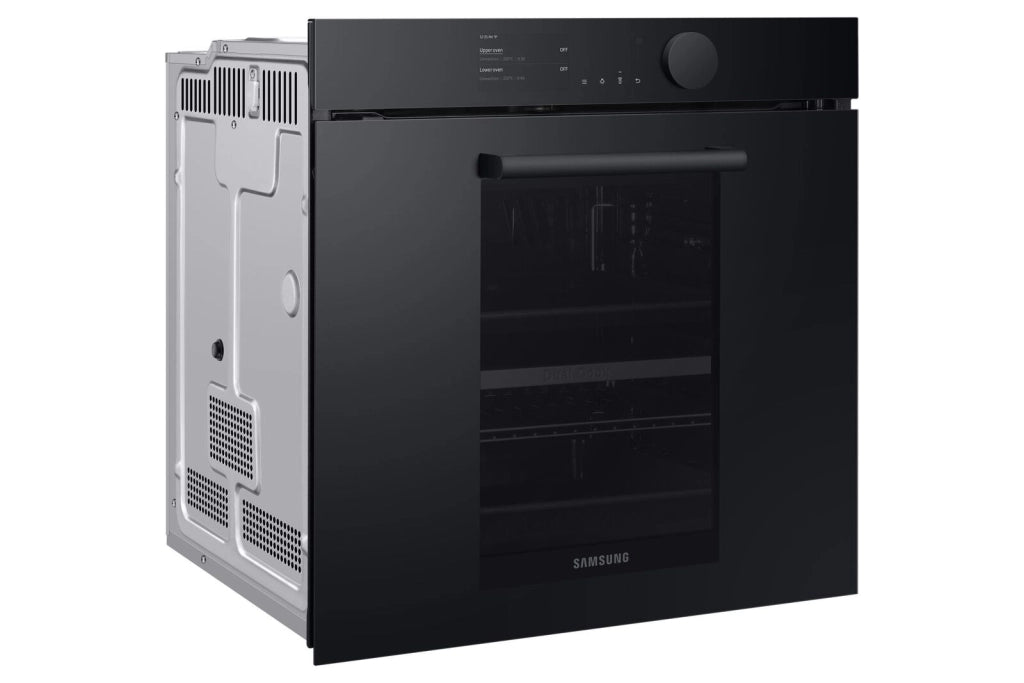 Samsung NV75T9579CD Infinite Line Forno Elettrico Multifunzione Dual Cook da Incasso Pirolitico Capacita' 75 Litri Classe Energetica A+ 50 Funzioni Wi-Fi Display Touch 60 cm Graphite Grey