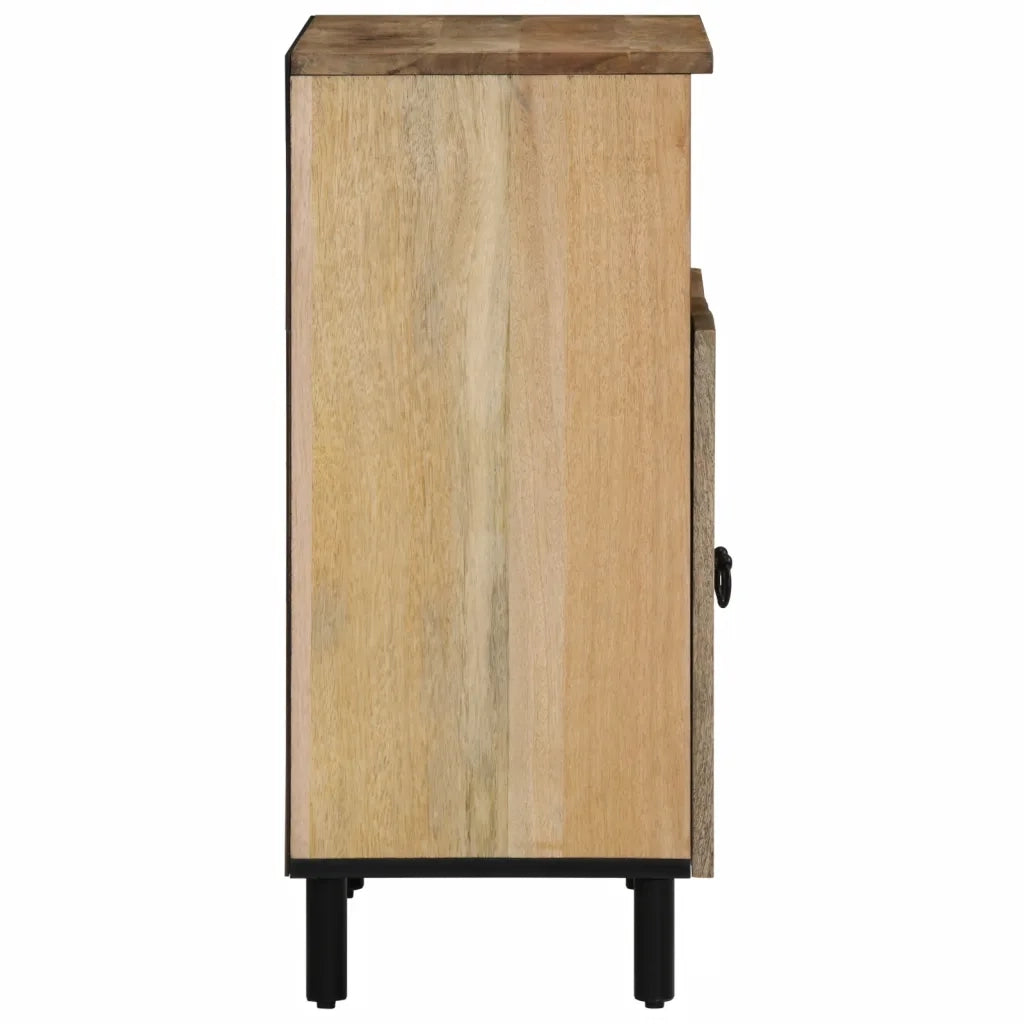 Credenza-Buffet-Armadio da cucina 60x33x75 cm in Legno Massello di Mango 254431