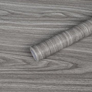 Foglio autoadesivo per superfici in legno, acqua resistente, grigio, 60 x 500 cm
