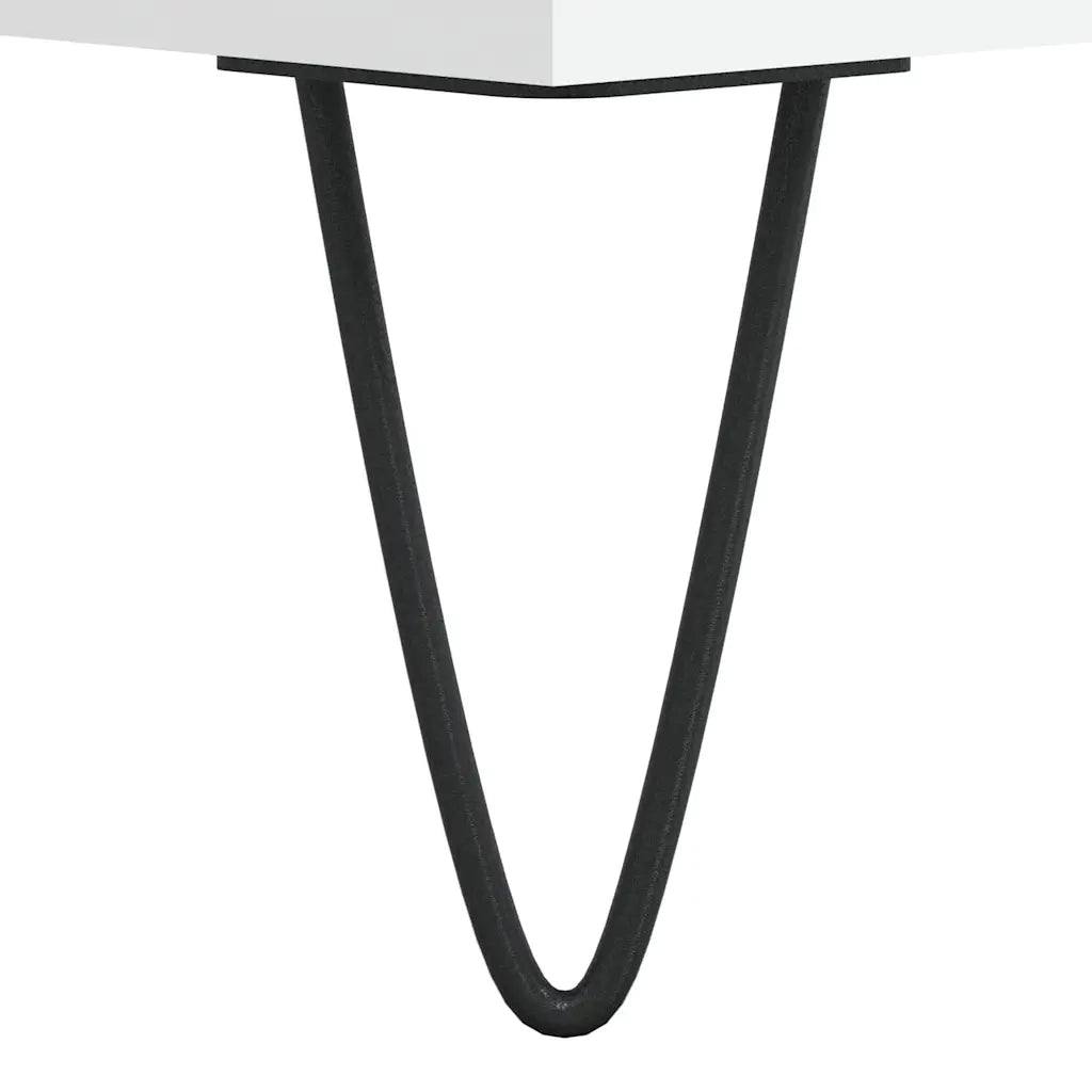 Mobile Porta TV Bianco 100x35x55 cm in Legno Multistrato 831316