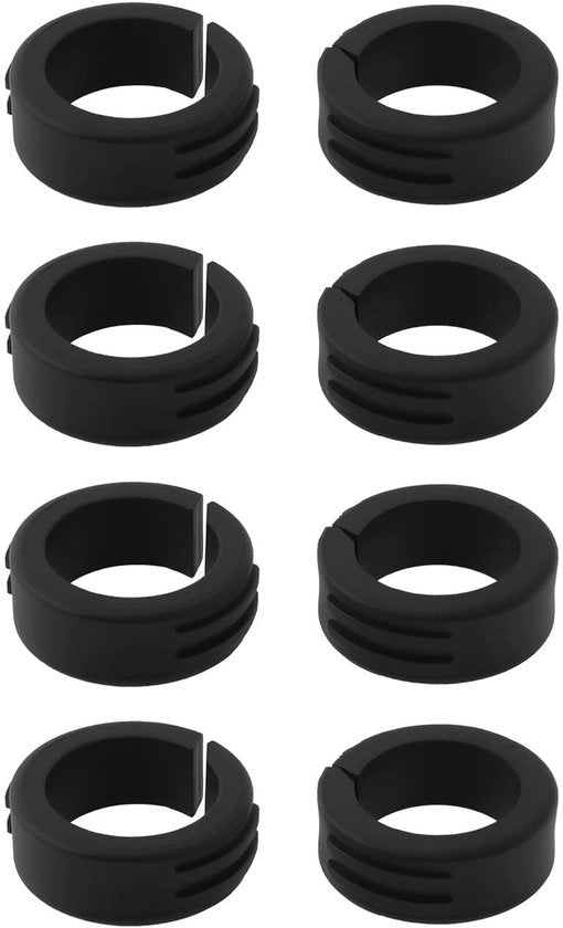 Gomma per manubrio - 8x set - Per Garmin iGPSPORT e XOSS - Duraturo e resistente - Adatto per biciclette