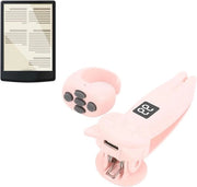 Pulsante a distanza rotativo per schermo e clicker per fotocamera per Android e iOS (rosso) - Portatile, Bluetooth, registrazione video
