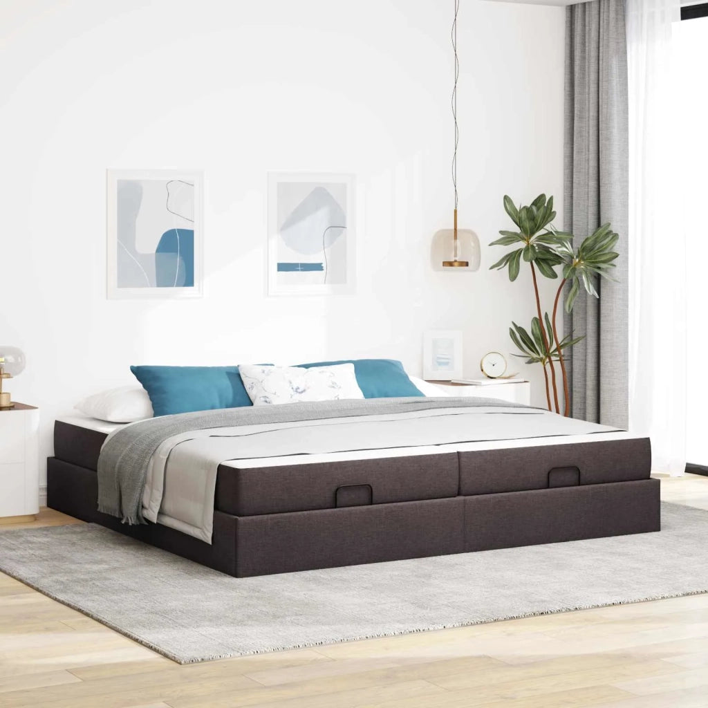 Struttura letto con materasso con materasso 2 pcs Tanno Tessuto