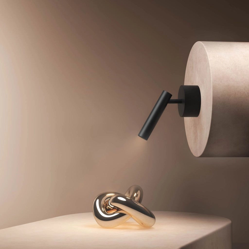 Alp Proiettore LED da Superficie 4,5W 36º 2700K Bianco Opaco, Illuminazione d'Accento per Interni ad Alta Resa Cromatica CRI>90, Design Minimalista