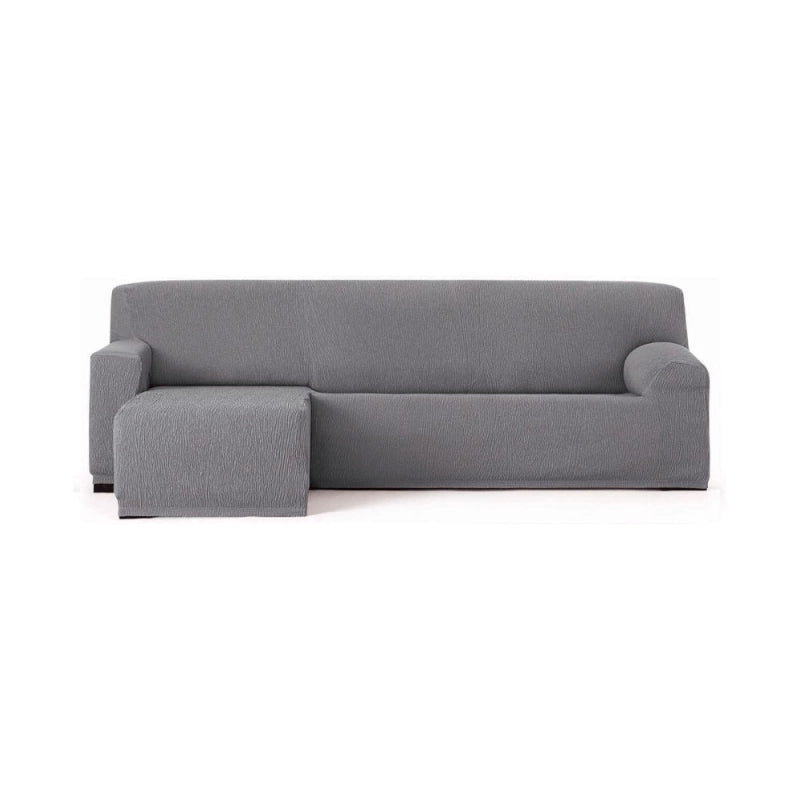 Copridivano Troya elastico penisola sinistra grigio bracciolo corto 250/310 EFFEZ