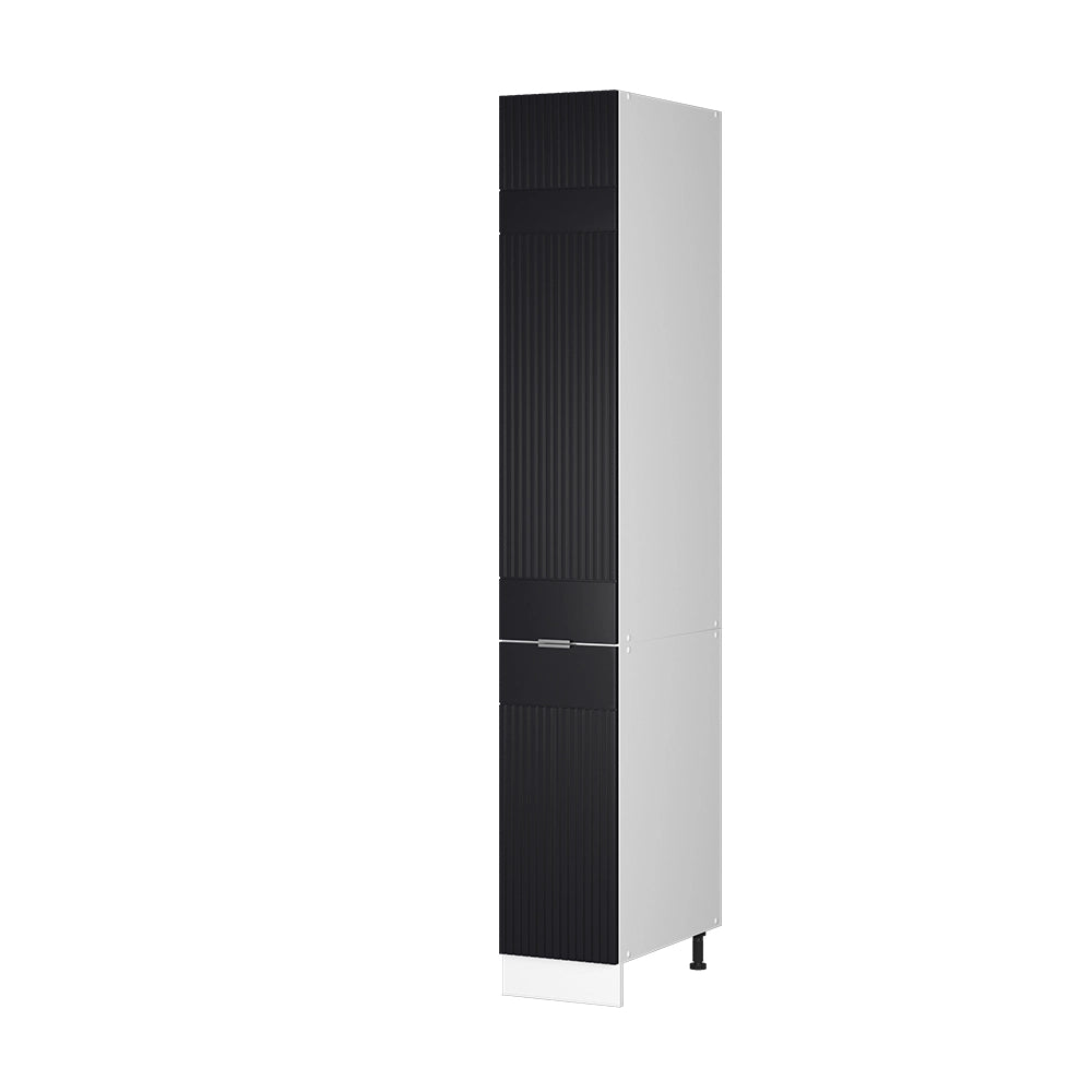 Vicco Mobile alto da farmacia Nero a righe 30 cm