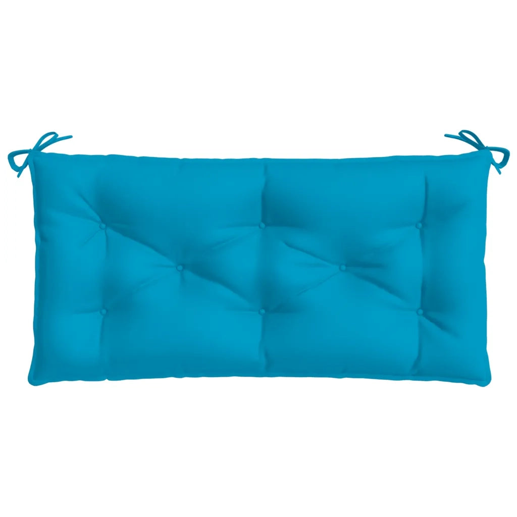 Cuscino per Panca Azzurro 100x50x7 cm in Tessuto Oxford