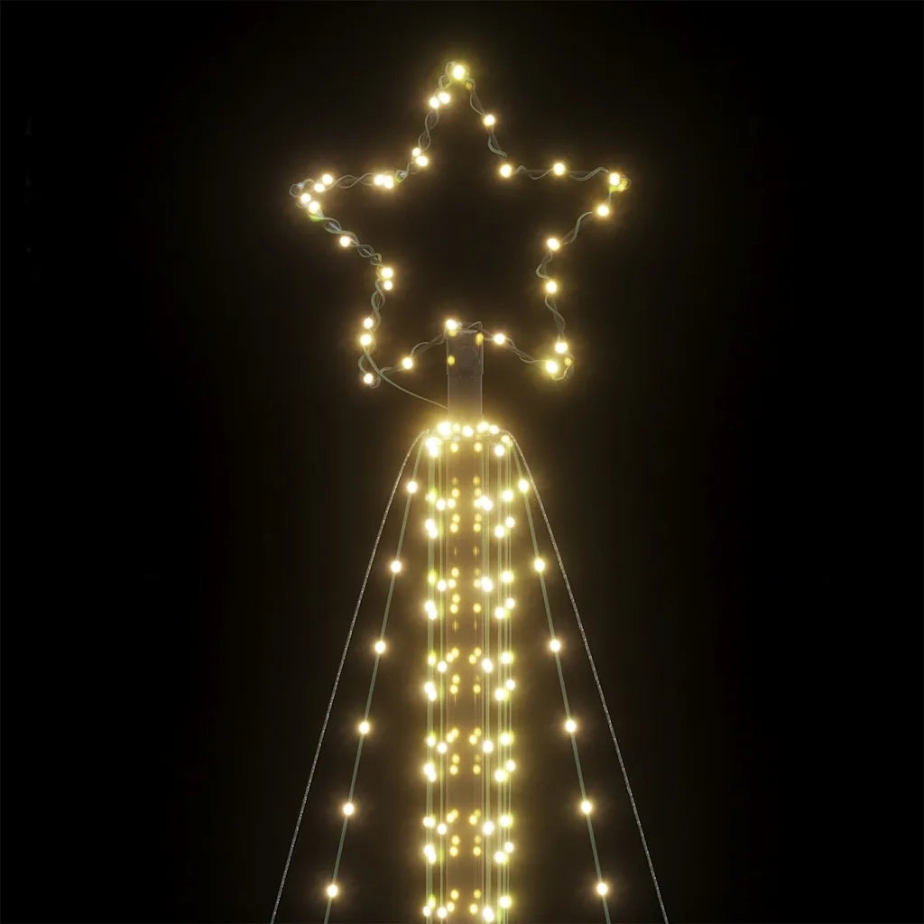 vidaXL Albero di Natale a LED 861 LED Bianco Caldo 478 cm