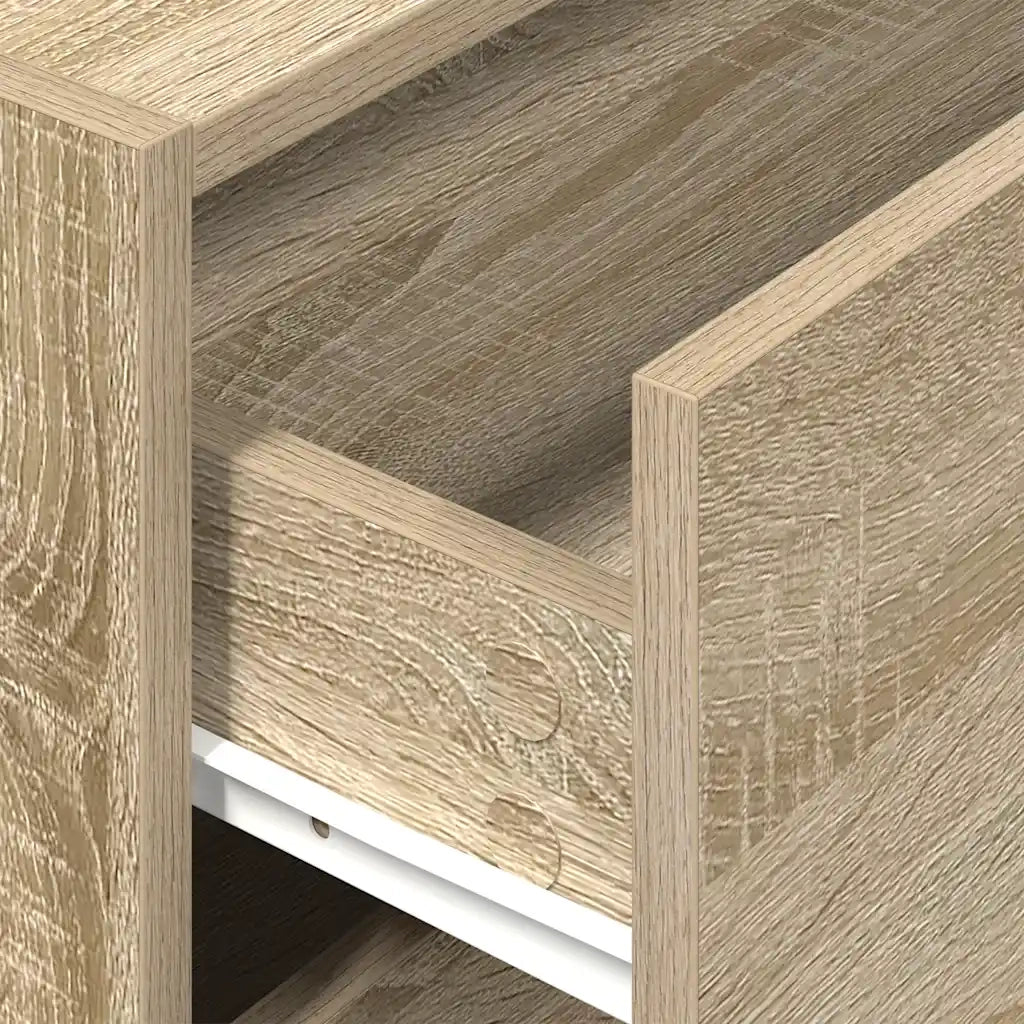 Armadio con 2 Cassetti Rovere Sonoma 60x31x40 cm in Truciolato 858825