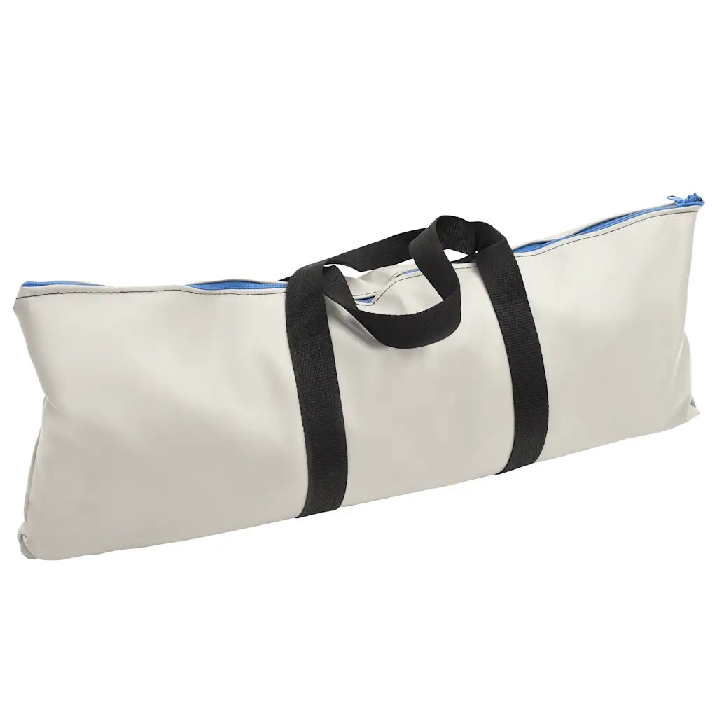 Tappetino Ginnastica Gonfiabile con Pompa 100x100x15cm PVC Blu CFW6658038