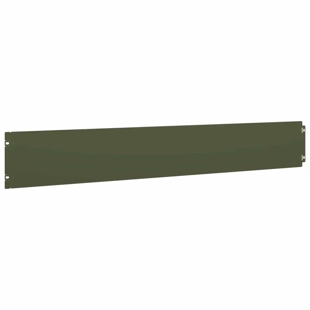 Bordura per Prato 30 pz 15 x 103 cm Acciaio Verde Oliva 8014181