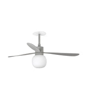 FARO ventilatore a soffitto incasso in acciaio grigio opaco motore DC 6 velocita funzione inversa adatto a soffitti inclinati Amelia FARO-33762R2W