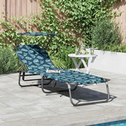 Lettino prendisole pieghevole Multicolore 190 x 57 x 81 cm 42003133