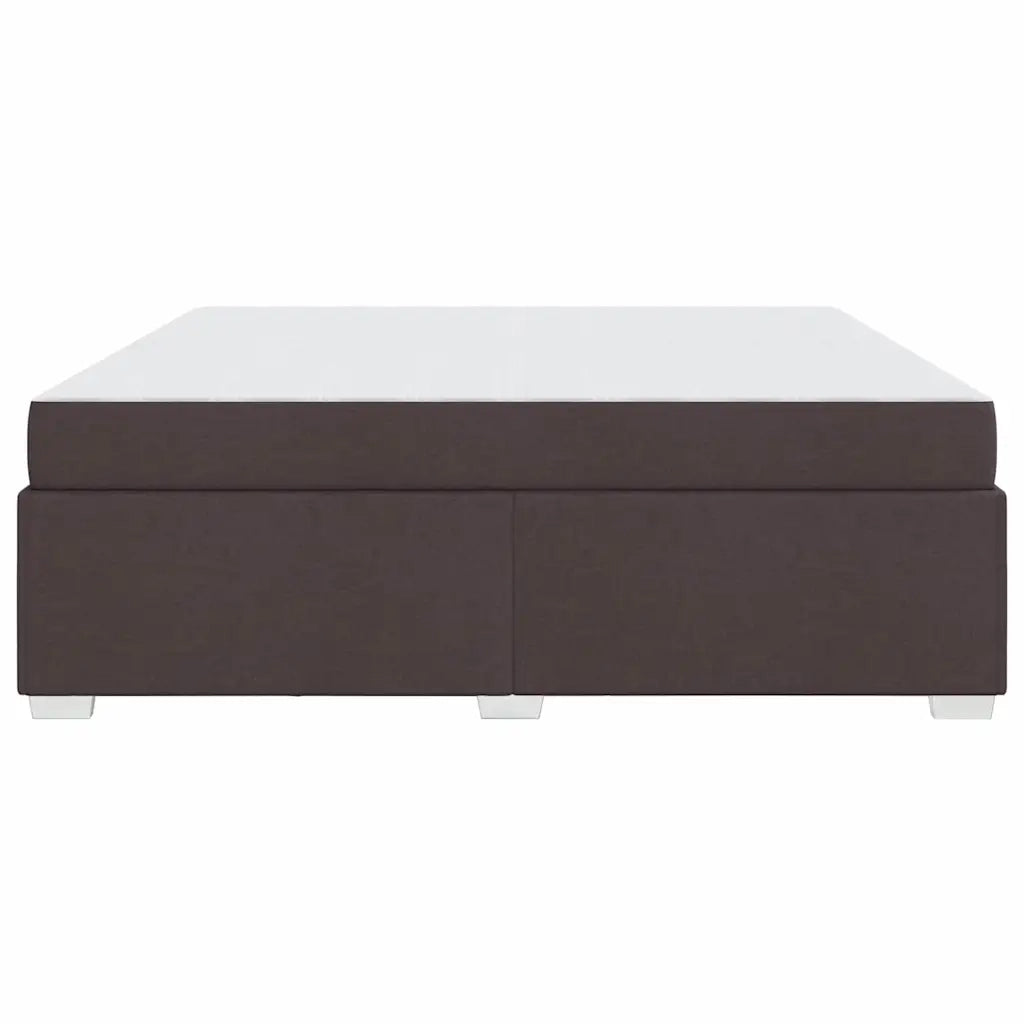 Struttura del letto Marrone Scuro 200 x 200 cm Tessuto 3399211