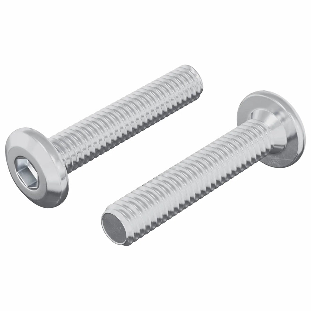Vite con Testa Bloccante 2 pz Argento M6 x 30 mm Acciaio CFW7353959