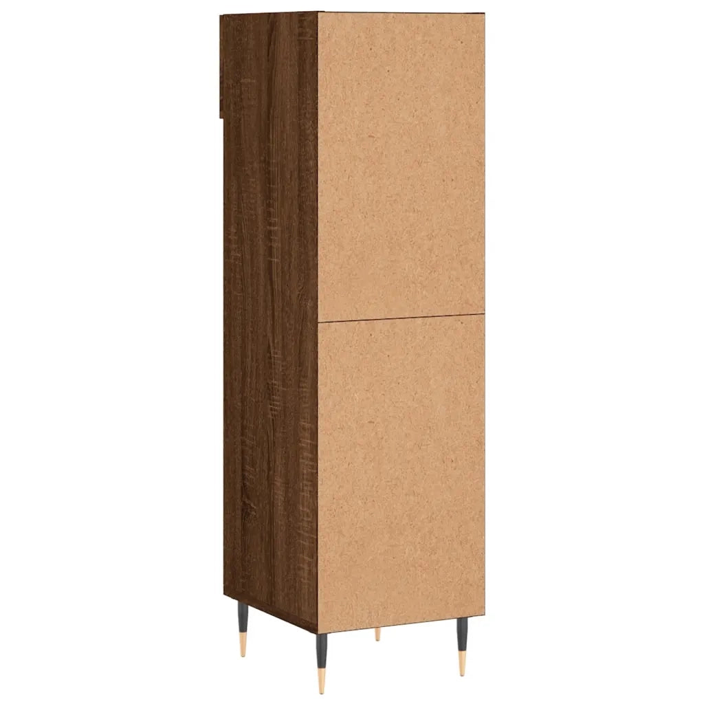 Scarpiera | Mobile per scarpe Rovere Marrone 30x35x105 cm in Legno Multistrato