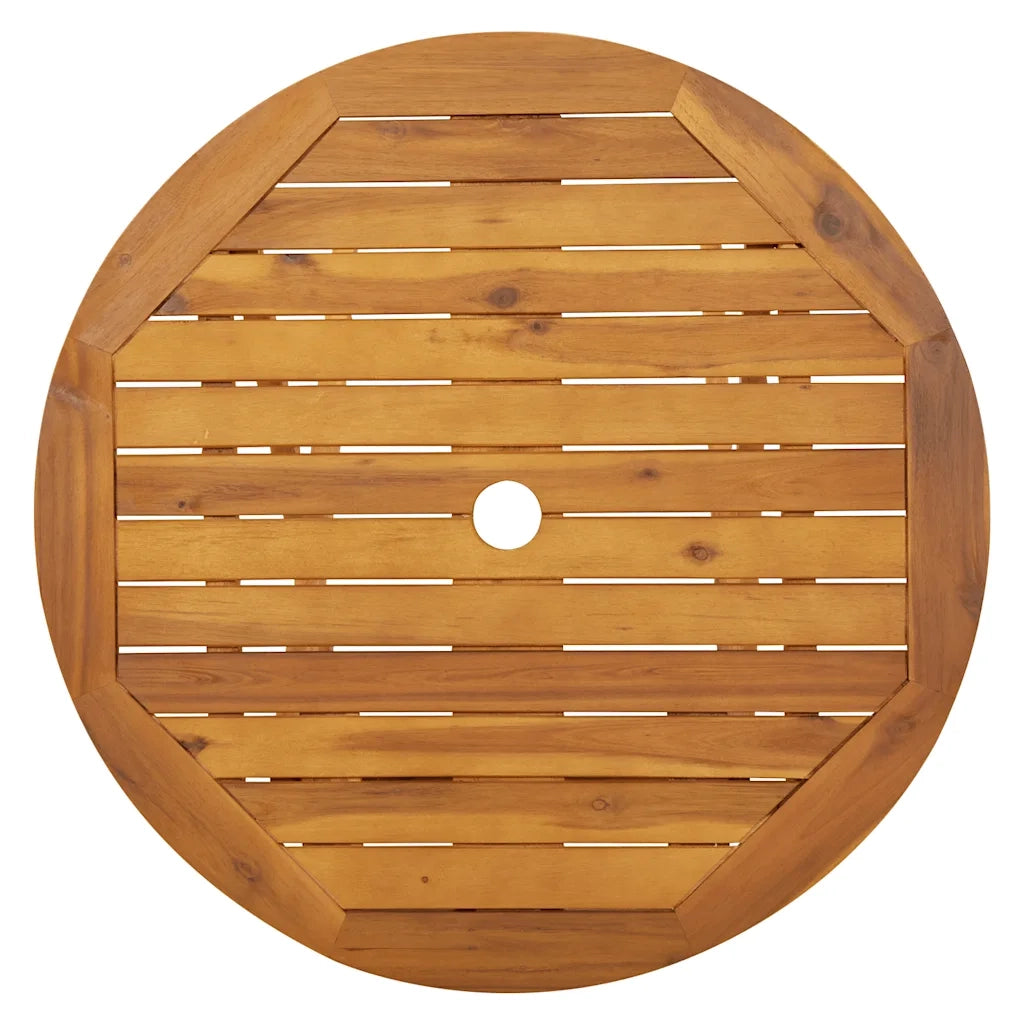 Tavolo da Giardino Pieghevole 70 cm in Massello di Acacia 313596