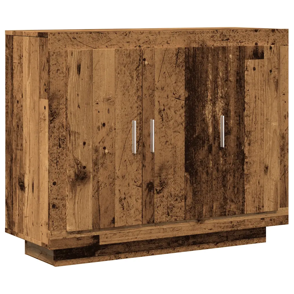 Credenza-Buffet-Armadio da cucina Legno Antico 92x35x75 cm in Legno Multistrato